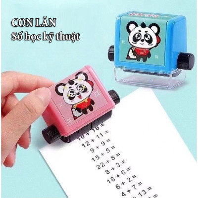 Máy In Con Lăn Tạo Phép Tính Cộng Trừ Nhân Chia Cho Bé Học Toán