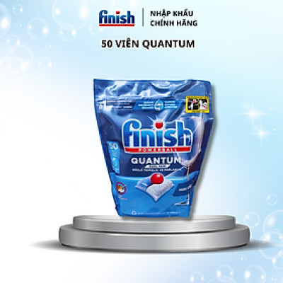 Combo 2 gói Viên rửa bát Finish Quantum 25 viên ( 25 x2=50 viên )