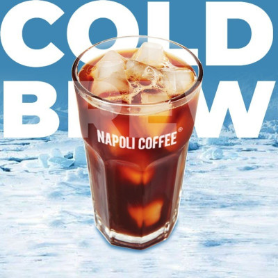 Cà Phê Sấy Lạnh Hòa Tan COLD BREW Napoli Coffee Không Đường Chua Thanh Hậu Ngọt - Hộp 15gói x 2g