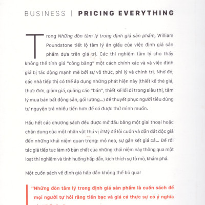 Những đòn tâm lý trong định giá sản phẩm - Ảo tưởng về giá trị công bằng (và cách chớp thời cơ)