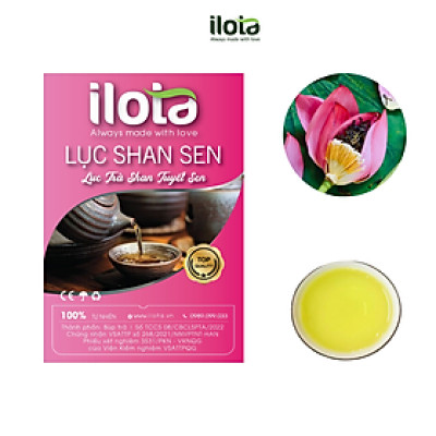 Trà Shan Sen sấy lạnh -  Trà Shan Tuyết Cổ Thụ Ướp Sen loại 1 túi 50gr