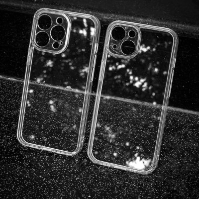 Ốp lưng cho iPhone 15, iPhone 15 Plus iPhone 15 Pro, iPhone 15 Pro Max hiệu LIKGUS crystal camshield trong suốt chống sốc, chống ố, bảo vệ camera cao cấp - Hàng chính hãng