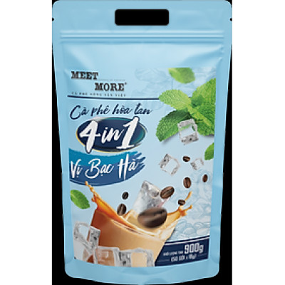 Cà phê hòa tan vị bạc hà 4in1 - 18g x 50 gói – Meet More Coffee