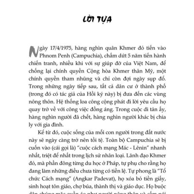 Thoát khỏi địa ngục Khmer Đỏ - bản in 2025