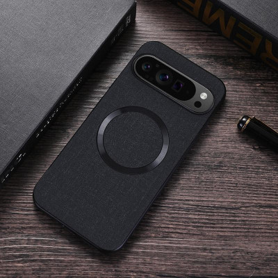Ốp Lưng Từ Tính Cho Google Pixel 9 Pro XL / 9 PRO / 8 PRO / 8 Chất Liệu Vải Viền Silicone - BUM STORE GALAXY CASE