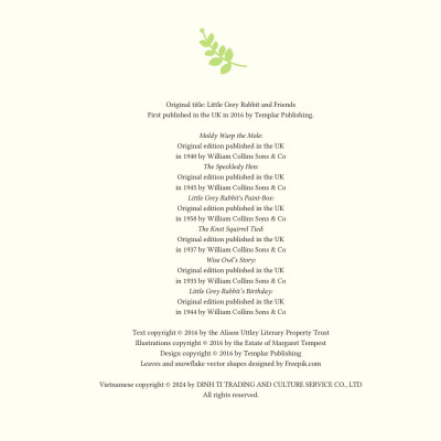 Sách - Cô Thỏ Xám Nhỏ Ở Miền Thôn Dã - Những Người Bạn - Bìa Cứng