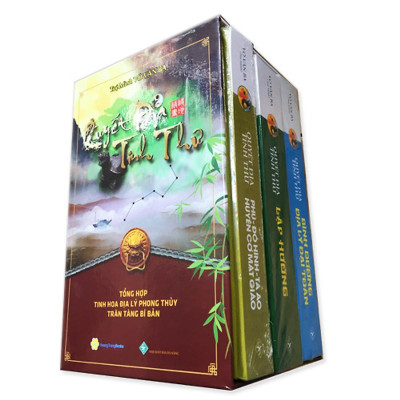 Sách - Boxset Quyết Địa Tinh Thư : Quyết Địa Tinh Thư - Phú - Đồ Hình Tả Ao - Huyền Cơ Mật Giáo + Quyết Địa Tinh Thư - Lập Hướng + Quyết Địa Tinh Thư - Bình Dương Địa Lý Đại Toàn - Combo 3 Cuốn - Chính Thông Book