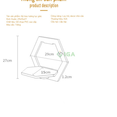 Kệ Treo Tường CIRCLE SHELF - IG389