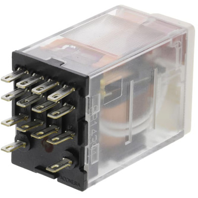 | CHÍNH HÃNG | Relay trung gian RXM4AB2P7 Schneider 14 chân, điện điều khiển 220 Vac
