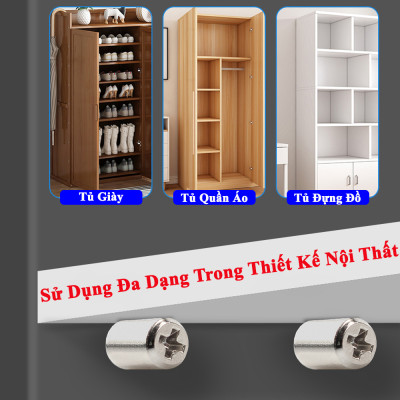 Chốt Đợt Bọc Cao Su KUNBE Chốt Đỡ Kệ Tủ Kệ Gỗ Dễ Dàng Lắp Đặt
