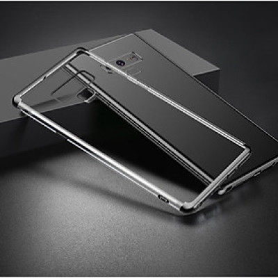 Ốp lưng dành cho Samsung Galaxy Note 9 TPU dẻo trong suốt viền màu nano BASEUS - Hàng Nhập Khẩu 