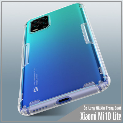 Ốp lưng cho Xiaomi Mi 10 Lite TPU trong Nillkin NATURE - Hàng Nhập Khẩu