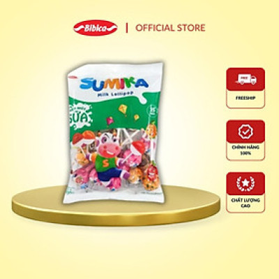 Kẹo Mút Sữa Sumika Bibica túi 27g