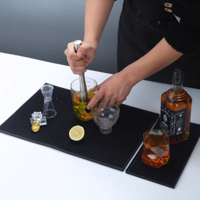 Thảm Lót Ly Cốc Cao Su Quầy Bar Cho Nhà Hàng Khách Sạn