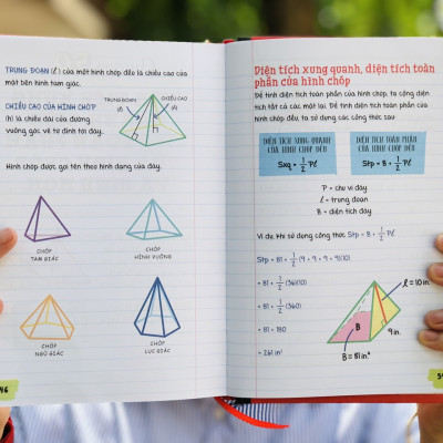 Sách - Sổ tay Hình học - Á Châu Books ( Tiếng Việt, lớp 8 - lớp 12 )