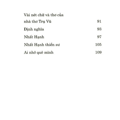 Thiền Sư Thích Nhất Hạnh Nói Về Nhà Thơ Trụ Vũ - Bản Quyền