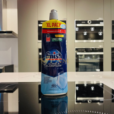 Combo Viên rửa bát Finish Quantum 60 viên hương thường + Muối Finish 4kg + Nước làm bóng Finish 750ml