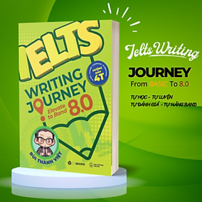 Sách Ngoại Ngữ: Ielts writing journey: ELEVATE TO BAND 8.0