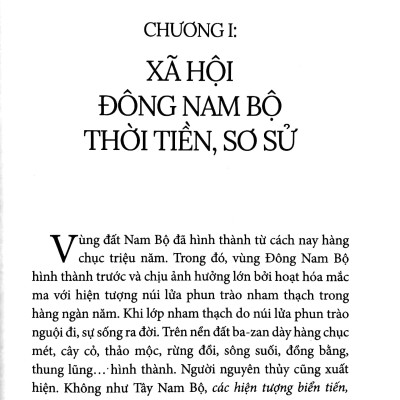 Xã Hội Đông Nam Bộ Từ Khởi Thủy Đến Đầu Thế Kỷ XXI