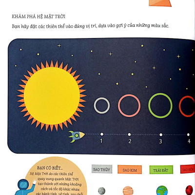 Sách - Montessori - Cuốn Sách Đầu Tiên Về Vũ Trụ Dành Cho Trẻ