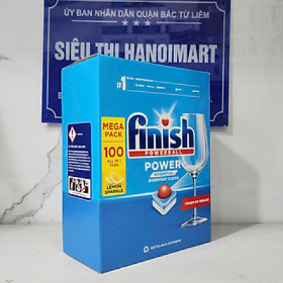 100 viên rửa chén bát Finish Allin1 dùng cho máy (nguyên hộp )