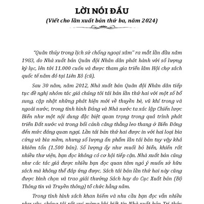 Quân Thủy Trong Hoạt Động Chống Ngoại Xâm - Nguyễn Việt (Chủ biên), Vũ Minh Giang, Nguyễn Mạnh Hùng