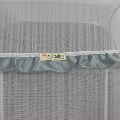 Mùng Chụp Màn Chụp Tự Bung Đỉnh Rộng Cao Cấp 1m8x2m có viền chân - Mộc Miên ( có 2 Cửa)