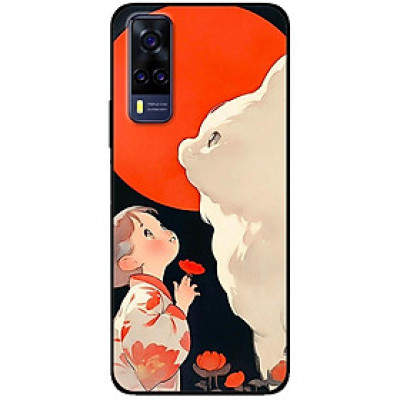 Ốp lưng cho Vivo V23e - Y31 - Y51 - Y55 - Y55s - Y55 2022 - Thỏ Và Bé - Hàng Chính Hãng