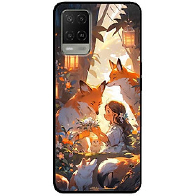 Ốp lưng cho Oppo A54 - A55 - A56 5G - A55s - A18 - A38 - A58 - Cô Gái Và Cáo - Hàng Chính Hãng