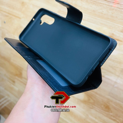 Bao da dạng ví  cho SamSung Galaxy A13 5G hiệu Hanman có ngăn đựng thẻ và tiền tiện dụng - Hàng chính hãng