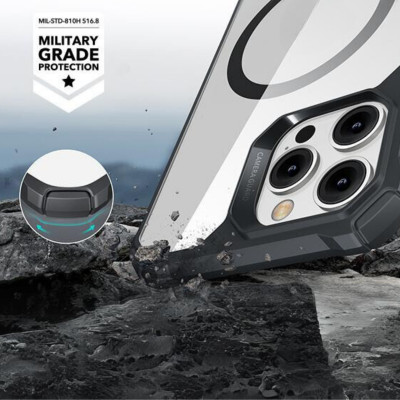  Ốp Lưng Hỗ Trợ Sạc Không Dây Từ Tính Dành Cho iPhone 15 Pro Max / iPhone 15 Pro, ESR Air Armor Clear Case (HaloLock) - HÀNG CHÍNH HÃNG