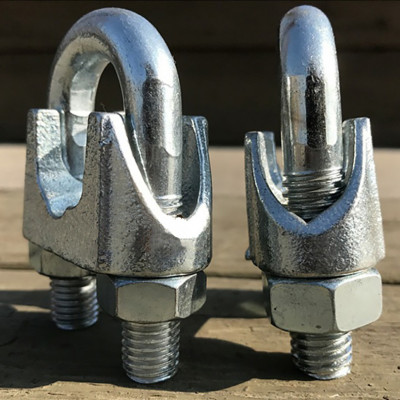 Ốc siết cáp mạ kẽm phi 6 ABG và móc khóa cáp tời quay tay 600LBS-2000LBS, cóc cáp, ốc xiết cáp, ốc siết và móc tời thay thế - Hàng chính hãng