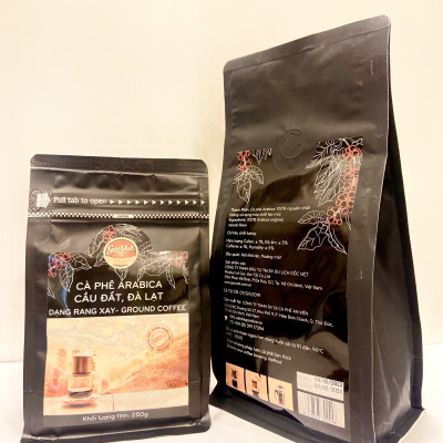 Cà phê Arabica Cầu Đất, Đà Lạt- 100% cà phê nguyên chất 500 g
