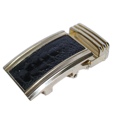 HC9413-14-15-16 - Đầu khóa da đà điểu Huy Hoàng 4 phân đầu vàng màu đen, nâu đất, vàng bò, nâu đỏ