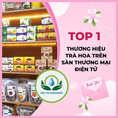 Trà Hoa Atiso đỏ hộp 30 Túi Lọc x 3Gram của Siêu Thị Thiên Nhiên