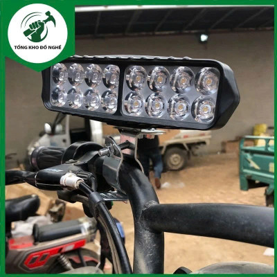 Nâng cao độ sáng: Đèn trợ sáng xe máy ô tô 16 tim LED siêu sáng - Lựa chọn tối ưu cho mọi loại xe