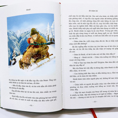Sách - Heidi (Văn Học Kinh Điển) - Phiên Bản Bìa Cứng - Đông A