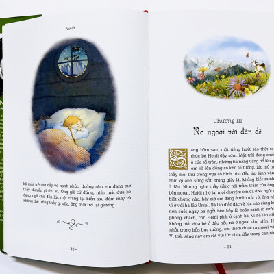 Sách - Heidi (Văn Học Kinh Điển) - Phiên Bản Bìa Cứng - Đông A