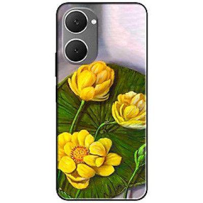 Ốp lưng cho Vivo Y03 - Y03T - Y18 - Y18S - Y18T - Y27 5G - Y28 4G - Y36 - Sen Vàng Xanh - Hàng Chính Hãng
