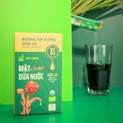 Mật Dừa Nước Vietnipa Hộp 150g - Thực Phẩm Bổ Sung Dinh Dưỡng Cho Cả Gia Đình, Người Tiểu Đường, Ăn Kiêng, Ăn Chay, Hàm Lượng Vitamin Và Muối Khoáng Cao