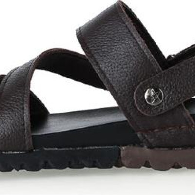 Dép quai hậu nam Huy Hoàng màu nâu HT7792