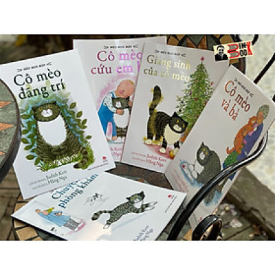 (Combo 5 cuốn) MÈO MOG MẬP (Cô Mèo Cứu Em Bé, Chuyện Ở Phòng Khám, Giáng Sinh Của Cô Mèo, Cô Mèo Và Bà và Cô Mèo Đãng Trí) – Judith Kerr – Hằng Nga dịch – NXB Kim Đồng (Bìa mềm)