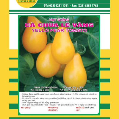 Hạt giống Cà chua Lê Vàng Thái Lan VTS138