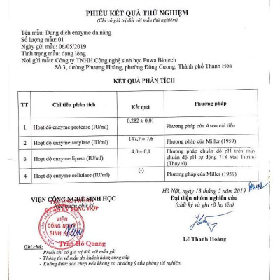 [ Nước ngâm rửa thực phẩm Fuwa3e 3.8L enzym 100%] loại bỏ chất độc khử mùi tanh thịt cá giữ độ tươi