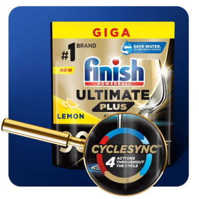 Viên rửa Bát Finish Ultimate Plus Viên cao cấp 14 chức năng - ĐỨC CHÍNH HÃNG