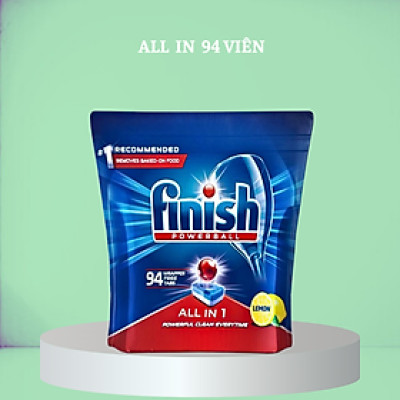 Túi 80 viên rửa chén Finish All In 1 Max Dishwasher Tablets QT025451