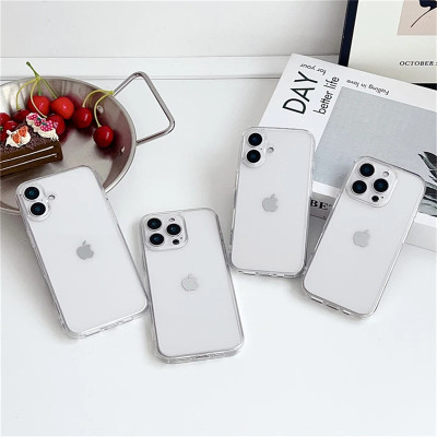 Ốp lưng dành cho iPhone 16 Pro Max, iPhone 16 Pro, iPhone 16 Plus, iPhone 16 hiêu J-CASE dẻo trong suốt bảo vệ camera chống sốc cao cấp - Hàng chính hãng