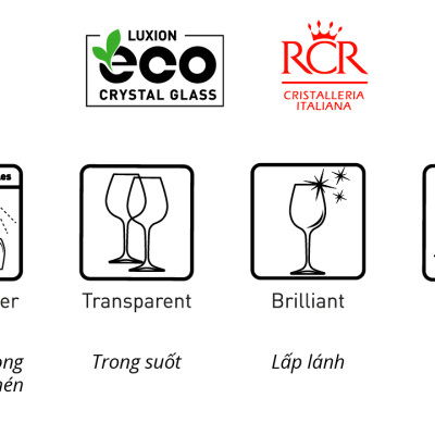 Bình Nước Thuỷ Tinh Pha Lê Ý RCR -  Opera Drink 1.2 L