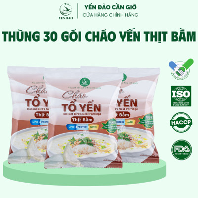 Yến Đảo - Gói Cháo Yến Thịt Bằm Chất Lượng Giàu Dinh Dưỡng Ăn Liền Tiện Lợi Cho Mọi Người