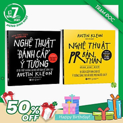 [ Thăng Long Books ] Combo Nghệ Thuật: Đánh Cắp Ý Tưởng và PR Bản Thân